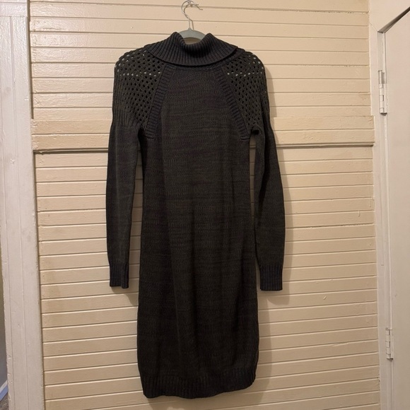 Prana Archer Sweater Dress in Cargo Green - Picture 3 of 8